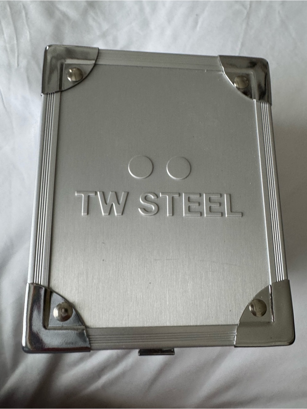 TW Steel Original Metal Watch Box with Cushion, Manual & Blank Guarantee Card - Picture 5 of 15